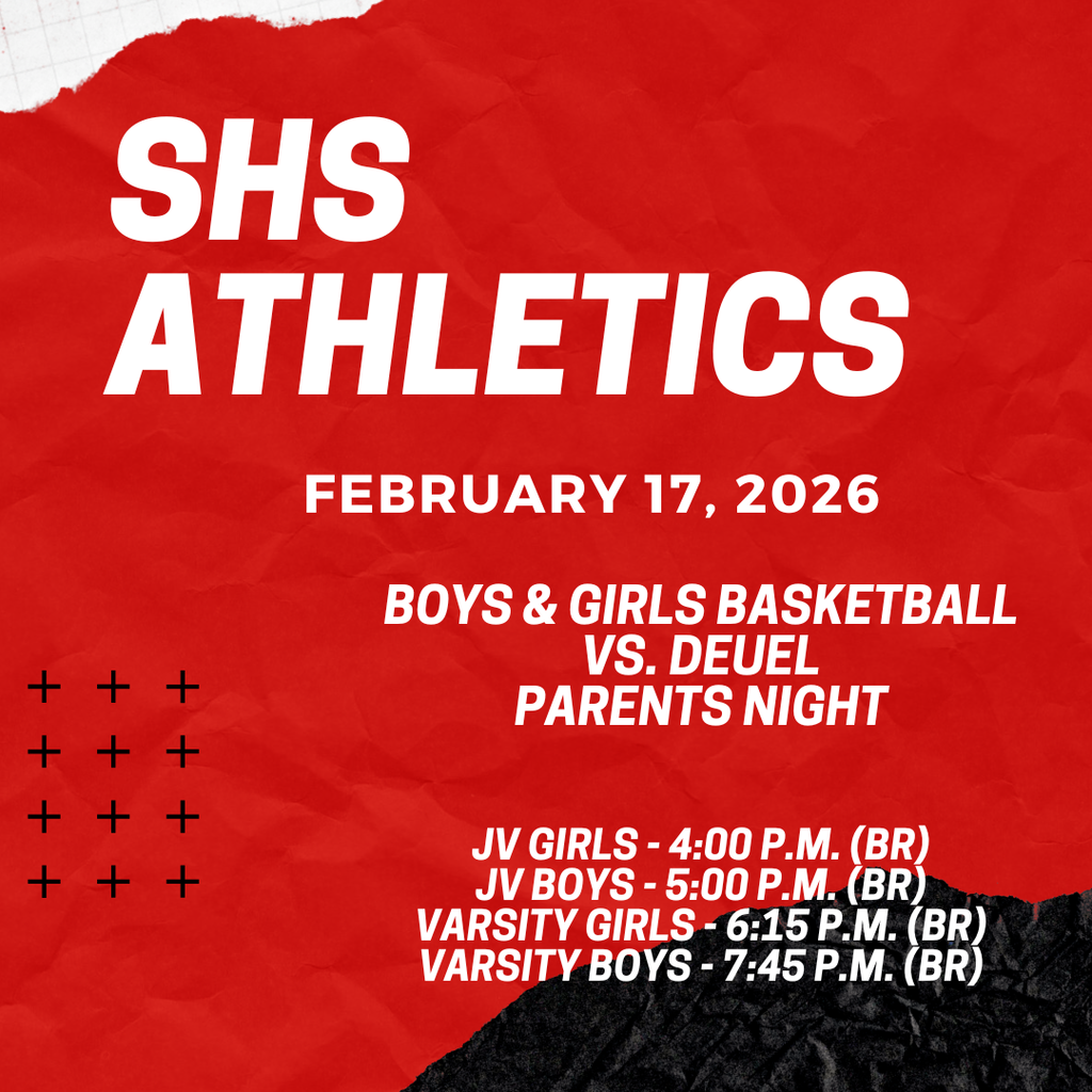 Good luck to our SHS student-athletes!