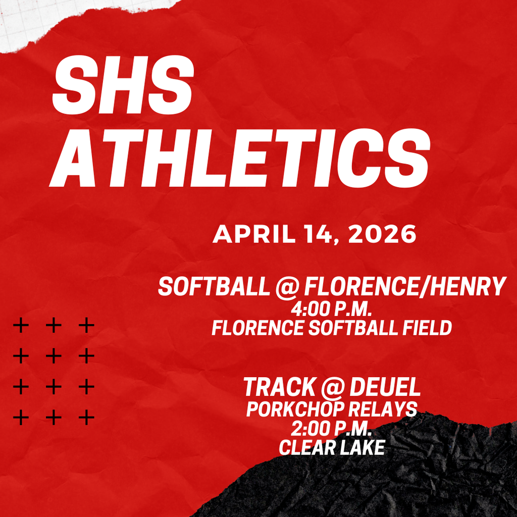 Good luck to our SHS student-athletes!