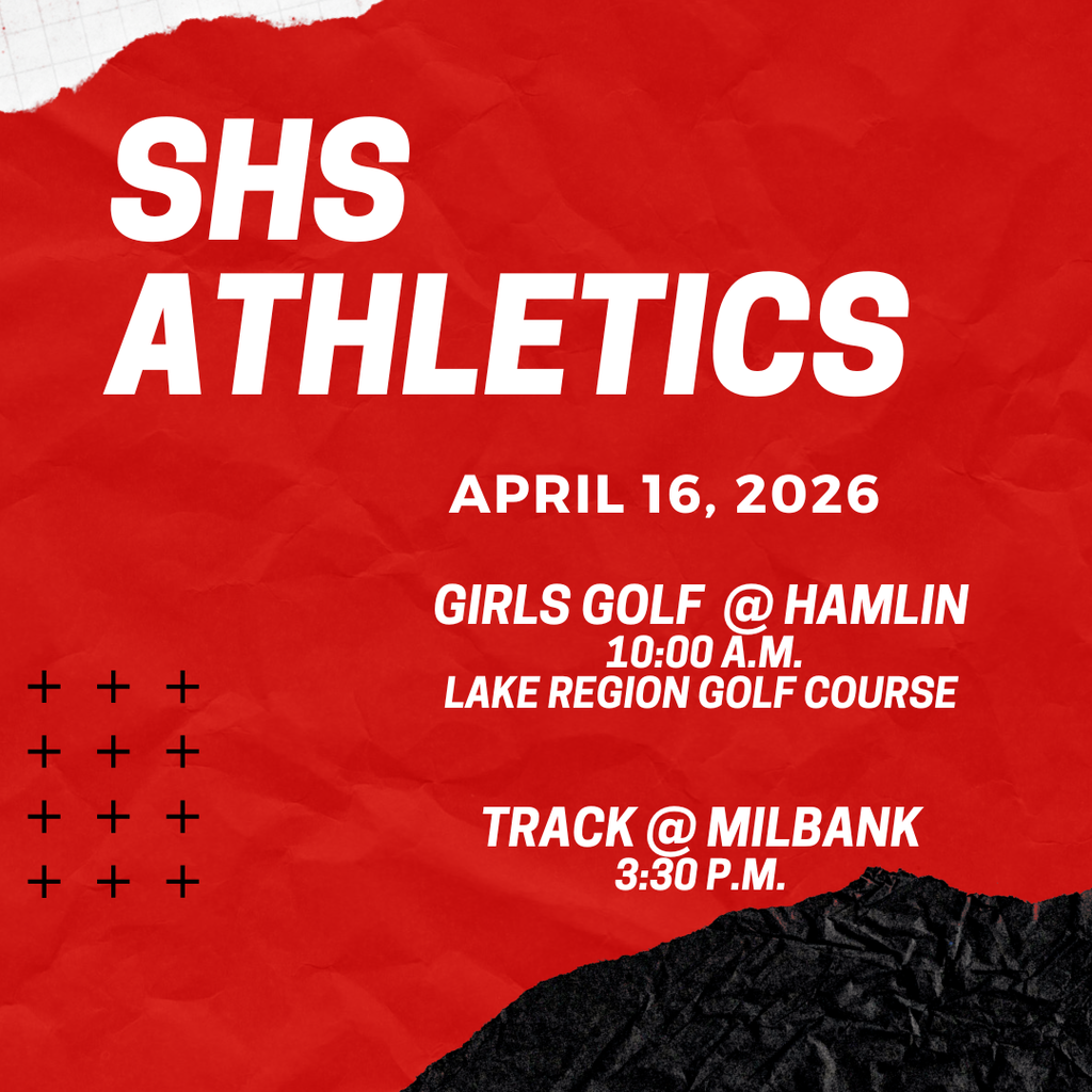 Good luck to our SHS student-athletes!