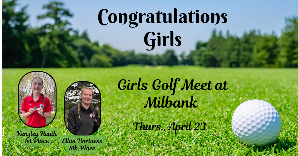 SHS Girls Golfers place at Milbank Meet