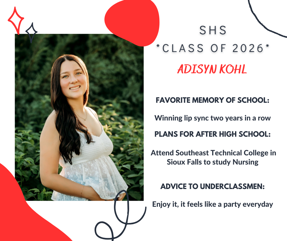 Senior post for Adisyn