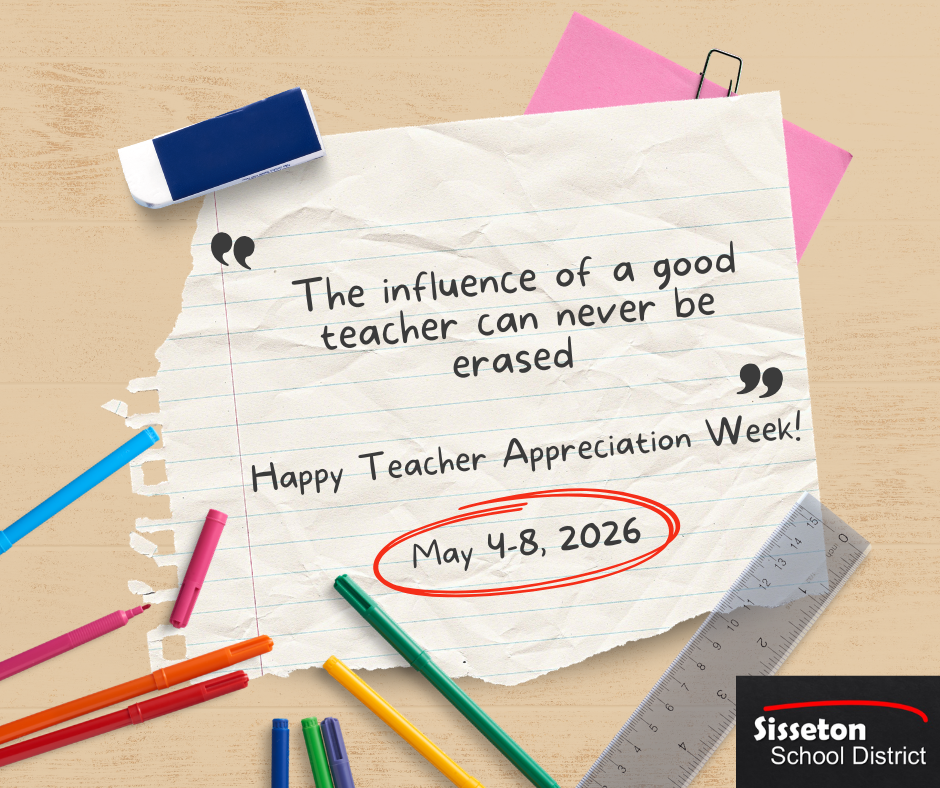 Happy Teacher Appreciation Week! 🍎  We are incredibly grateful for our teachers and the difference they make in the lives of our students each and every day. Your dedication, creativity, and commitment to helping students learn and grow does not go unnoticed. You go above and beyond—building relationships, inspiring curiosity, and creating opportunities for success both inside and outside the classroom.  Thank you for all you do to support our students, our schools, and our community. We appreciate you this week and every week!