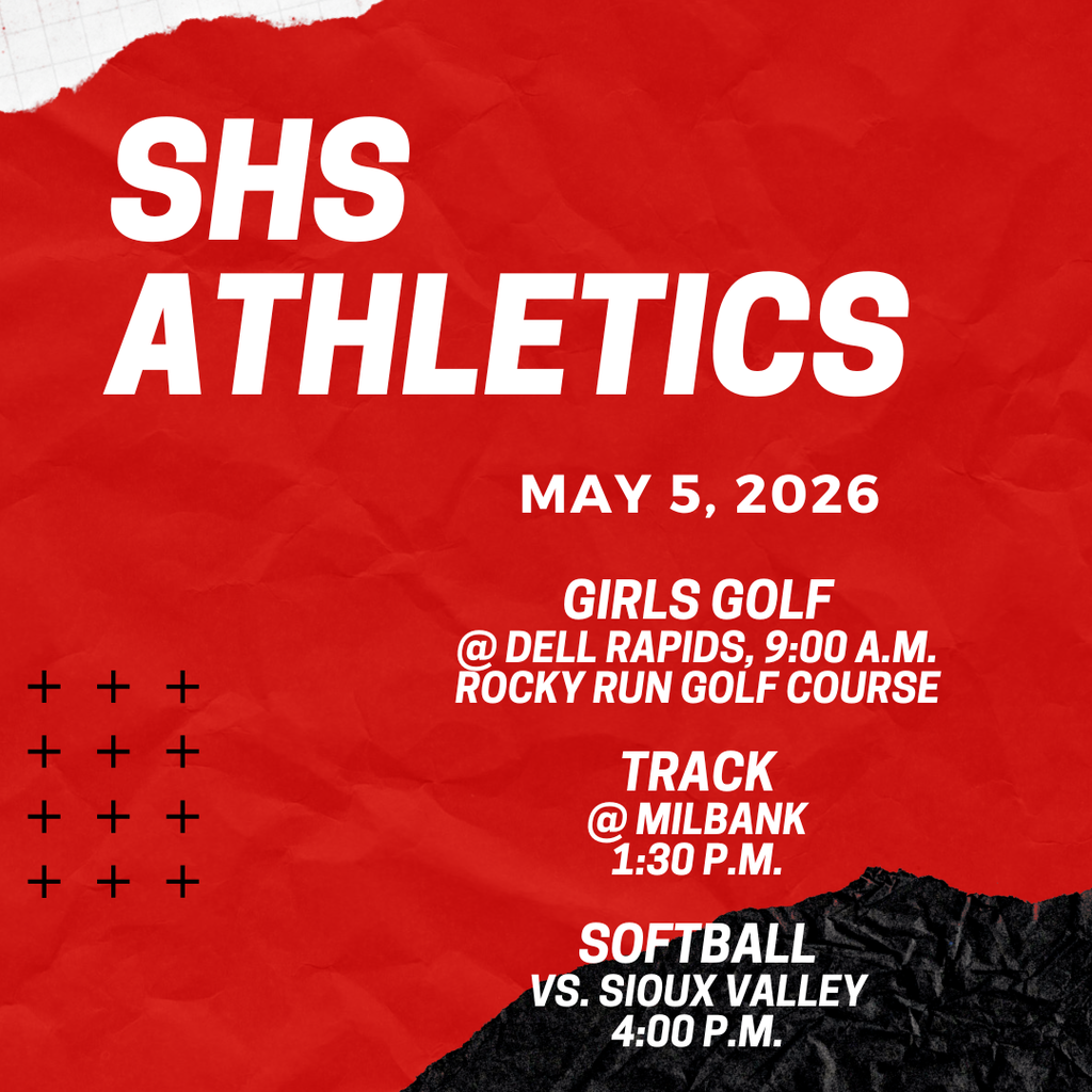 Good luck to our SHS student-athletes!