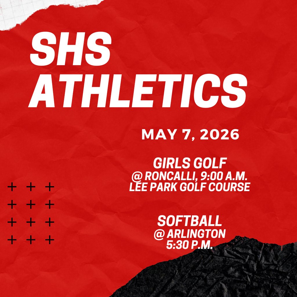 Good luck to our SHS student-athletes!