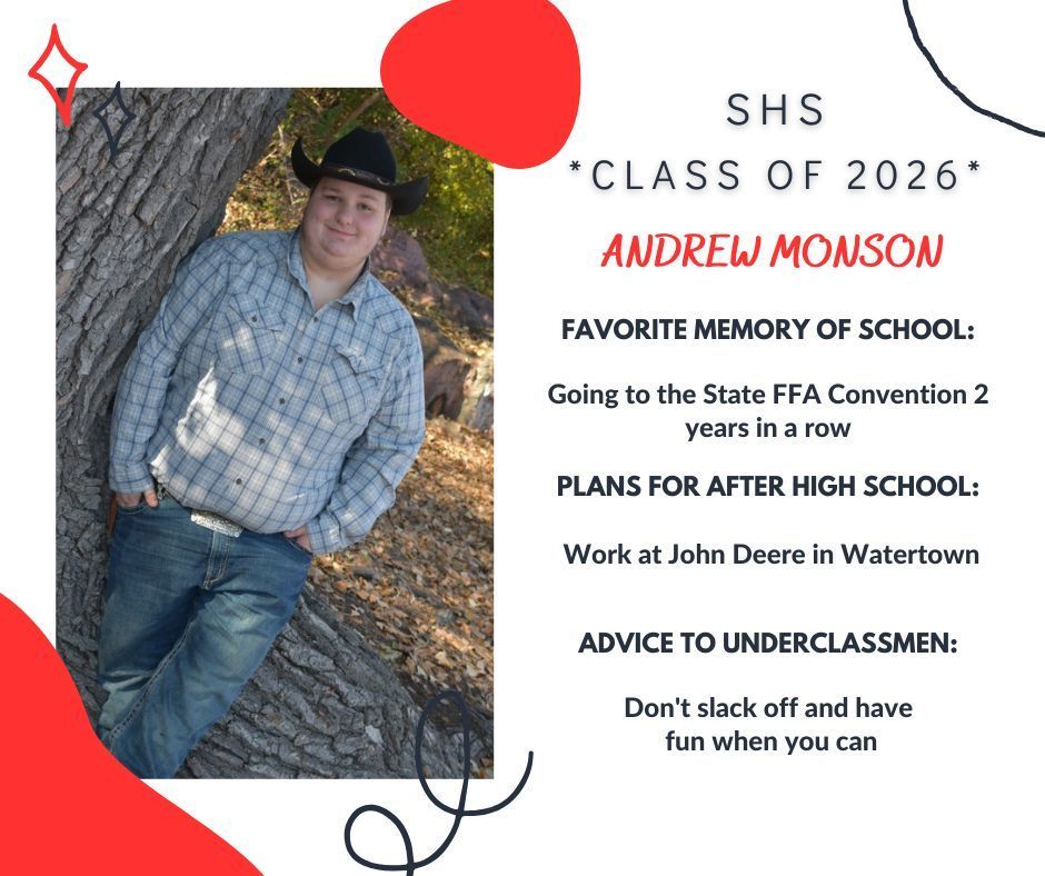 Senior Post for Andrew