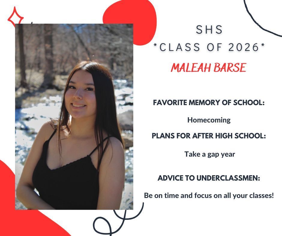 Senior post for Maleah