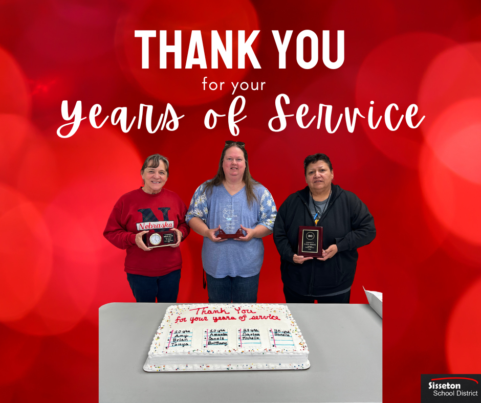 20 & 30 years of service