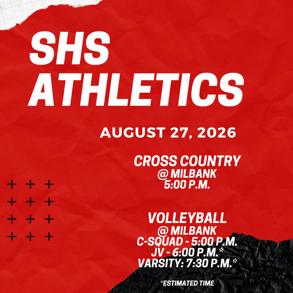 Good luck to our SHS Student Athletes!