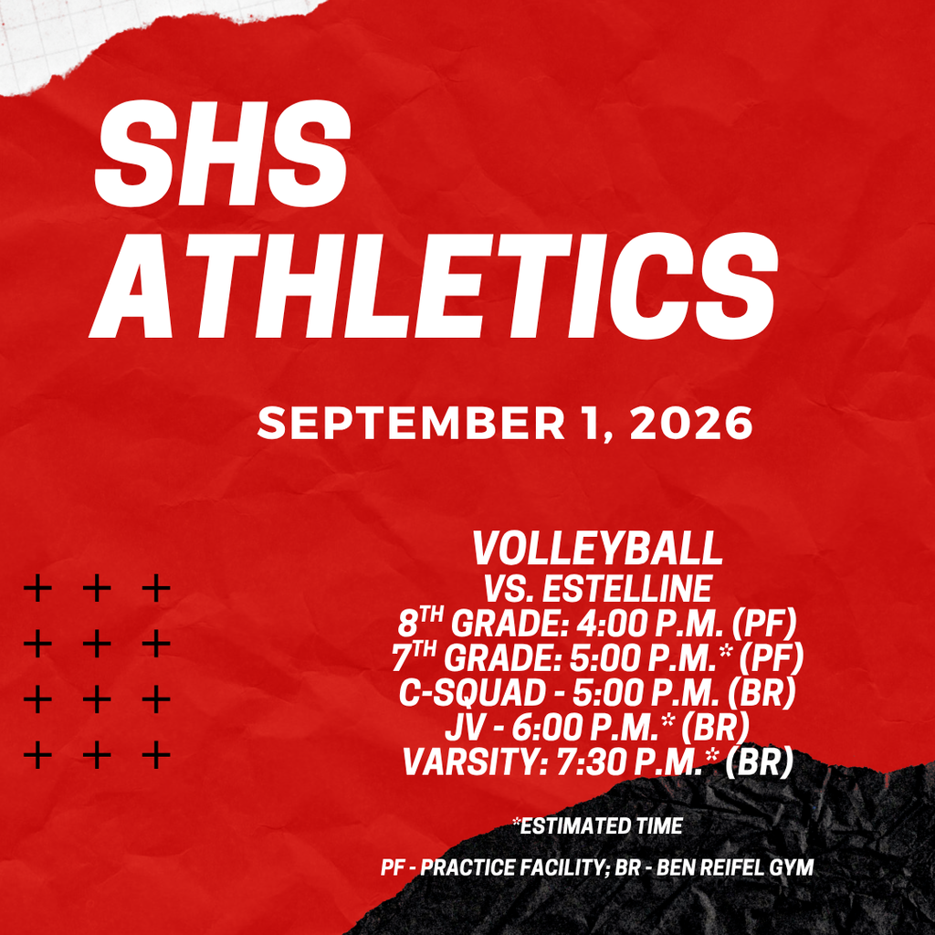 Good luck to our SHS Student Athletes!