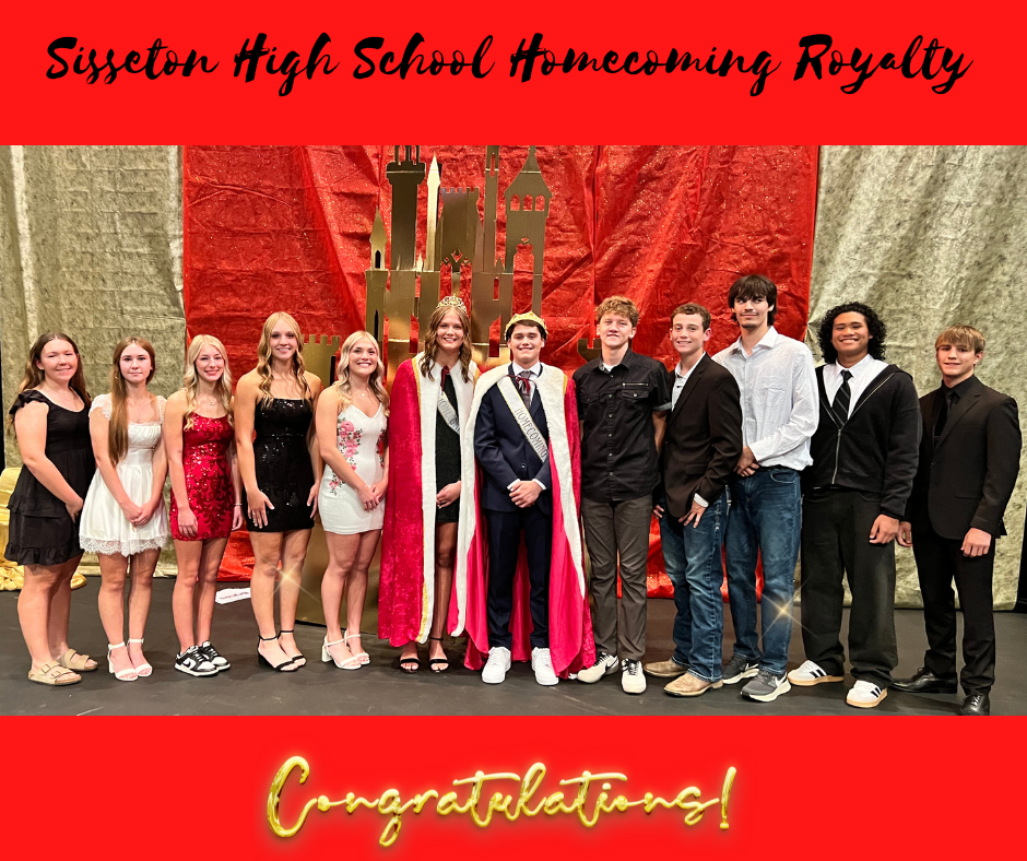 Congratulations to our 2026 homecoming royalty: Beth M., (crowner), Berklee S., Olivia P., Gabby H., Chesnie A., Queen Saylor L., King Josh D., Ryder G., Bryson H., Drake H., Kester S., and Kayden T. We look forward to the community joining us the rest of the week for our homecoming festivities!