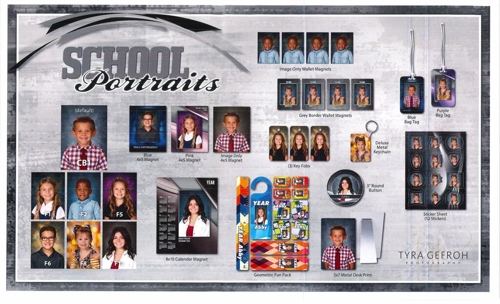 Reminder: Student Picture Days are this week. SMS/SHS - Tuesday, September 22 Westside Elementary - Wednesday, September 23 Online ordering is available and will close 2 days after picture day. Please make checks payable to Tyra Gefroh Photography or have exact cash available for the photographer. Full payment must be provided to the photographer for each order. Families are not required to purchase pictures, but all students must have a photograph taken.