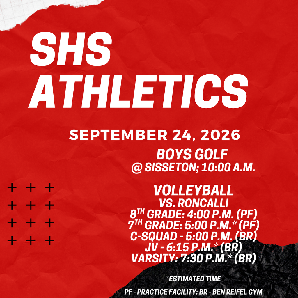 Good luck to our student athletes!