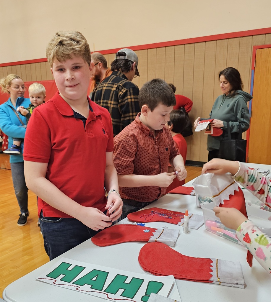 Sivells Bend ISD Annual Christmas Stocking Decorating Activity