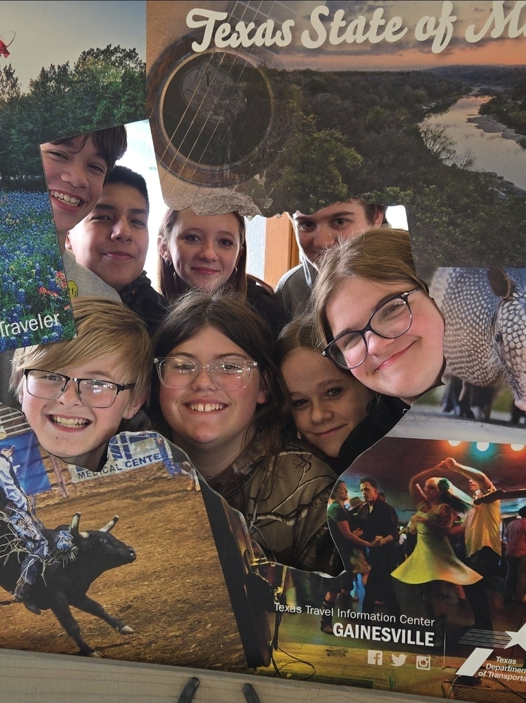 SIVELLS BEND ISD- 7th & 8th grade took a quick trip to the Texas Welcome center to begin plans for their end of year Social Studies trip. P