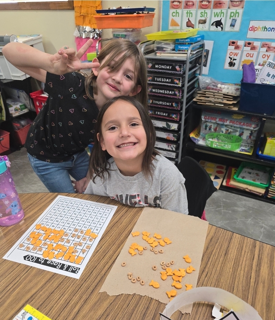 SIVELLS BEND ISD

Prek and Kindergarten counted out 100 pieces of snacks on a hundreds chart.