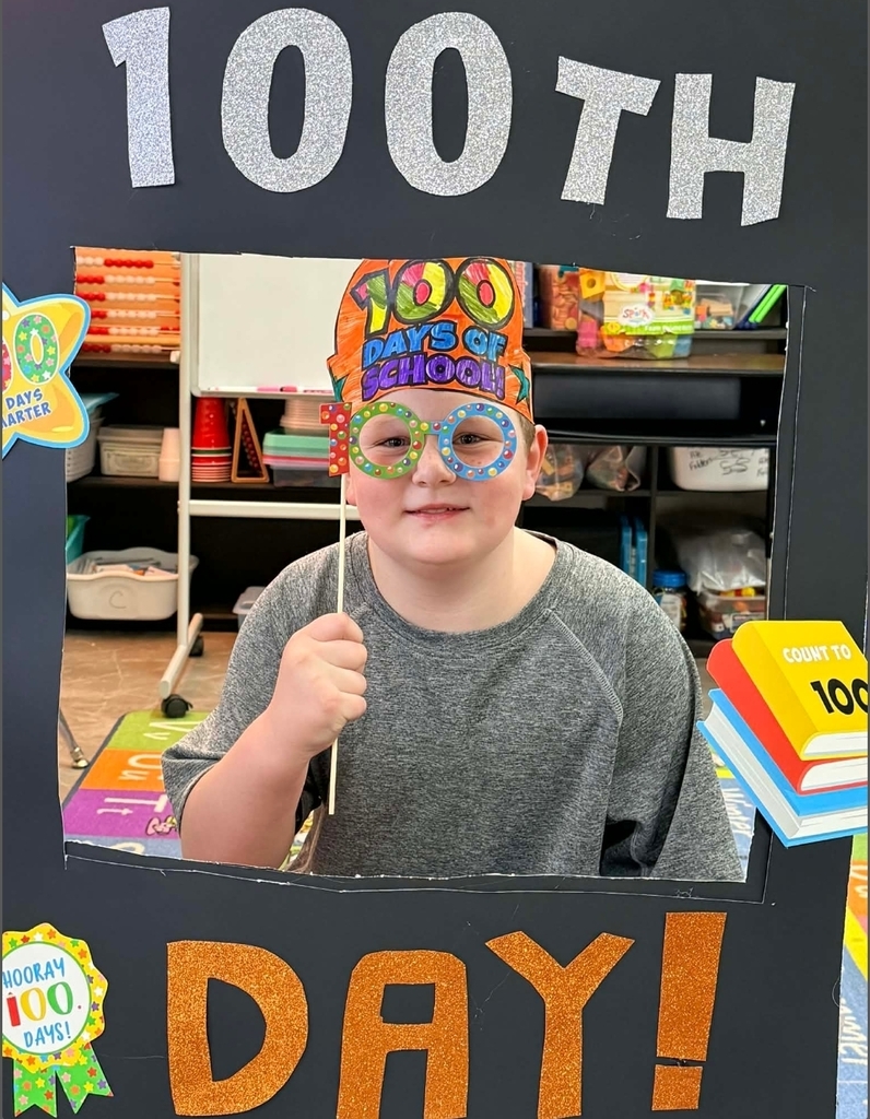SivellS Bend ISD-
100th School Day 

First and second graders celebrated their 100th day in school! They did 100 second challenges, made crowns and glasses and read books about the 100th day. It was a fun day!