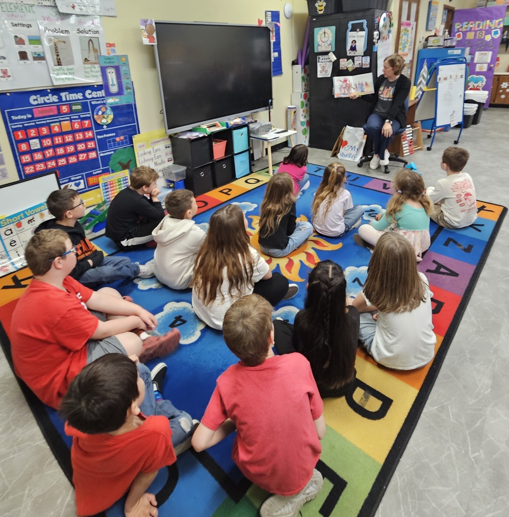 SIVELLS BEND ISD
Pre K & Kindergarten loved the visit from Kimberly Reiter from the Cooke County Library's 123 The Story is Coming to Me. 

Thank you for reading to our students.