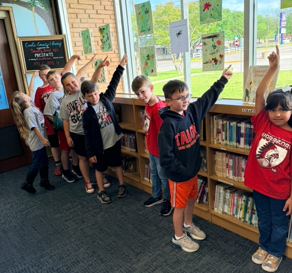 Sivells Bend ISD
Pre-K thru 2nd Grade
Field Trip to the Cooke County Library to view their art work.