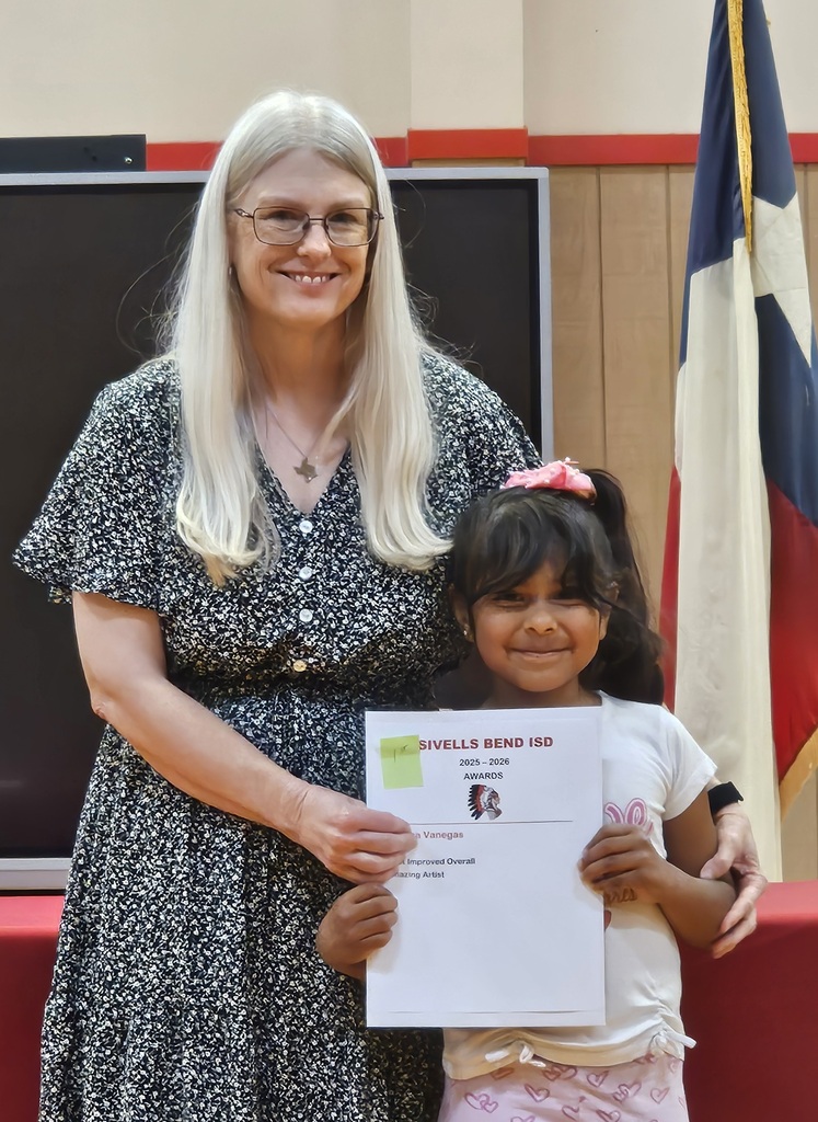 Sivells Bend ISD
AWARDS CEREMONY
1st - 2nd Grades