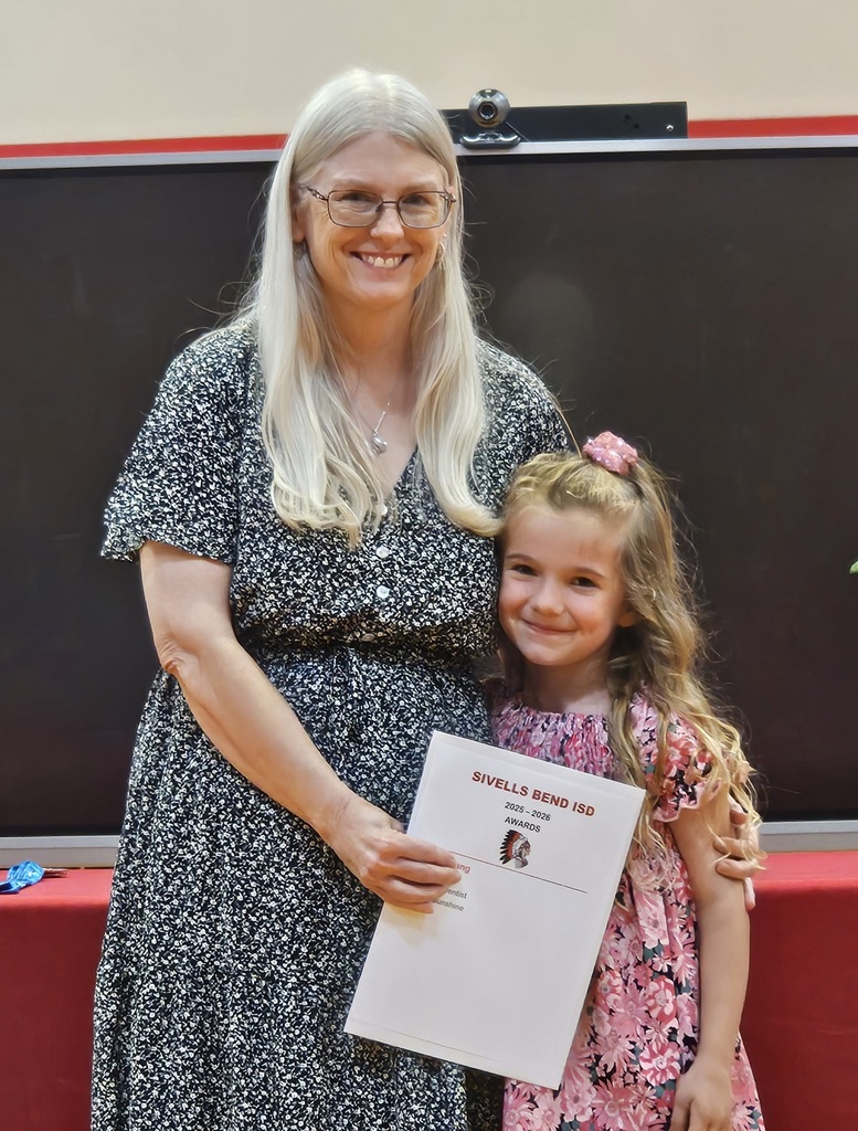 Sivells Bend ISD
AWARDS CEREMONY
1st - 2nd Grades