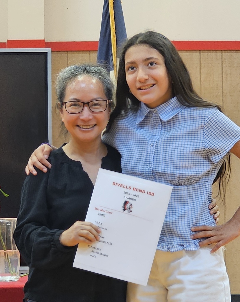 Sivells Bend ISD
AWARDS CEREMONY
4th mGrade