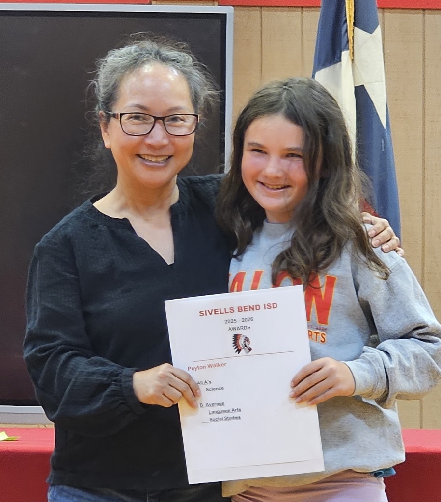 Sivells Bend ISD
AWARDS CEREMONY
3rd Grade