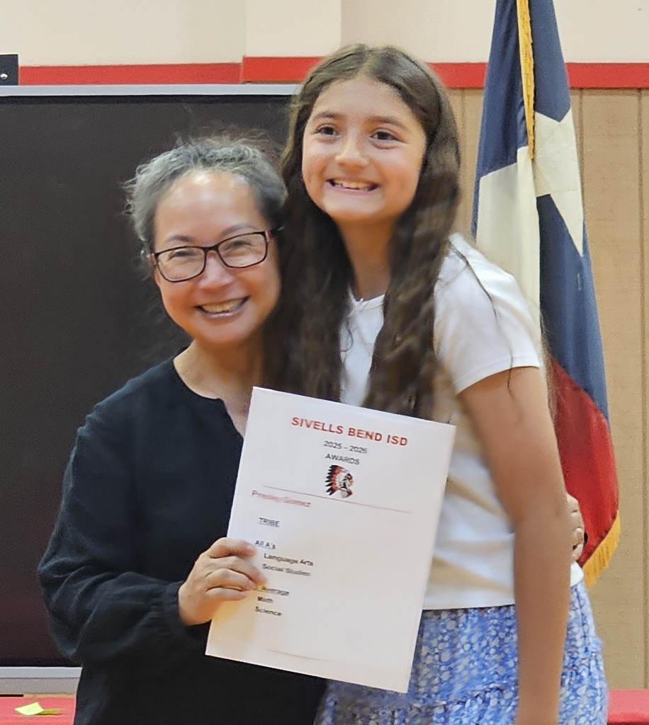 Sivells Bend ISD
AWARDS CEREMONY
5th Grade