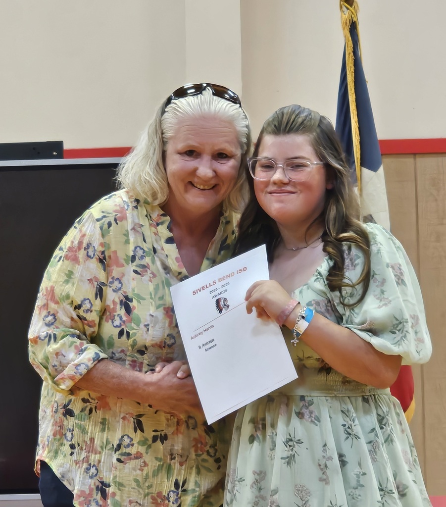 Sivells Bend ISD
AWARDS CEREMONY
6th - 7th Grades