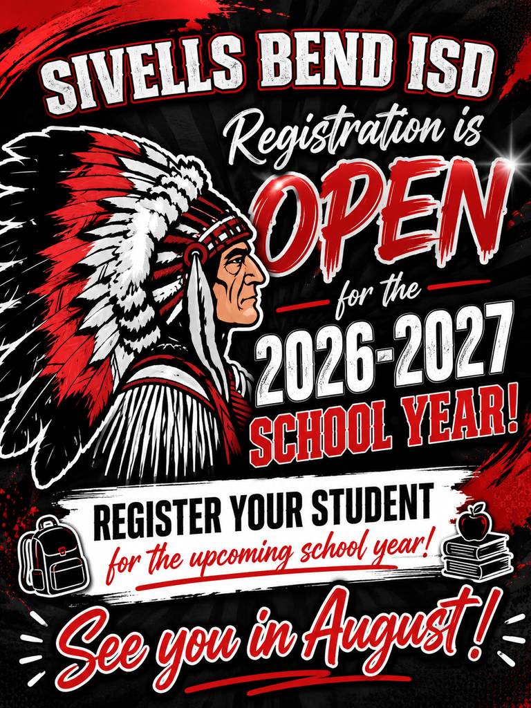 Registration is OPEN for the 2026-2027 School Year!
Register your student for the upcoming school year!
To begin the process, click here. ParentPortal: https://portals11.ascendertx.com/ParentPortal/login?distid=049909
See you in August!