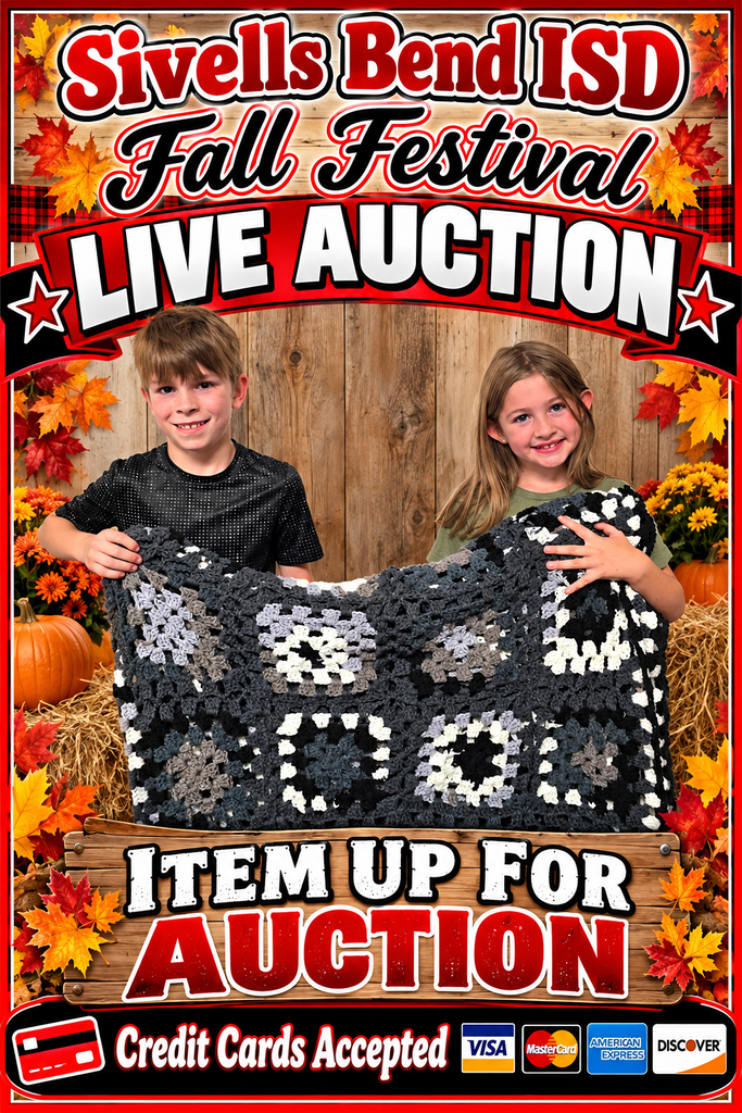 Sivells Bend Live Auction
Saturday, October 24. 5pm.
* Donated by: Susan Wells