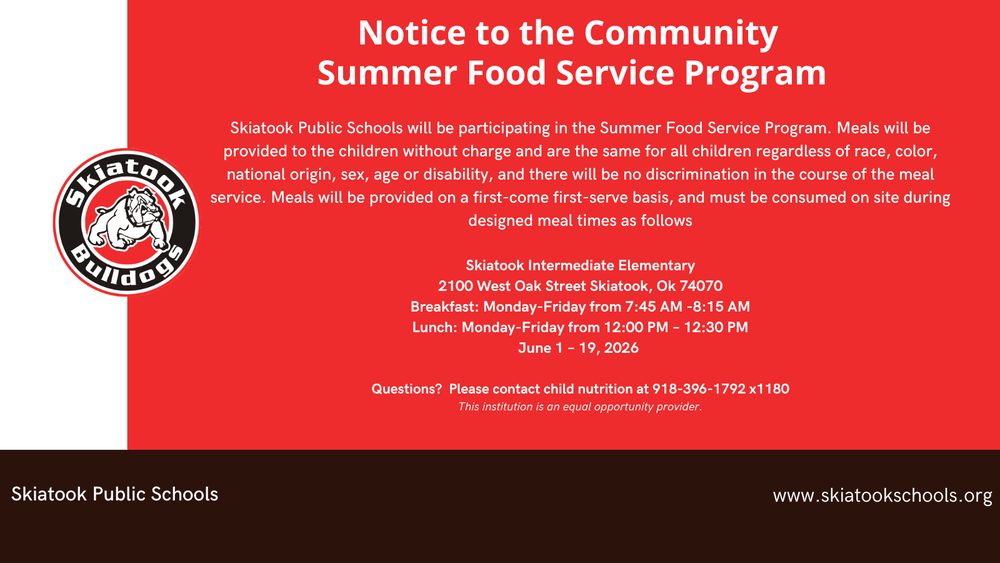 Summer 2026 Lunch Program Information