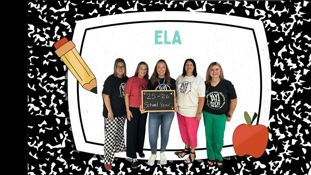ela department on first day of shool