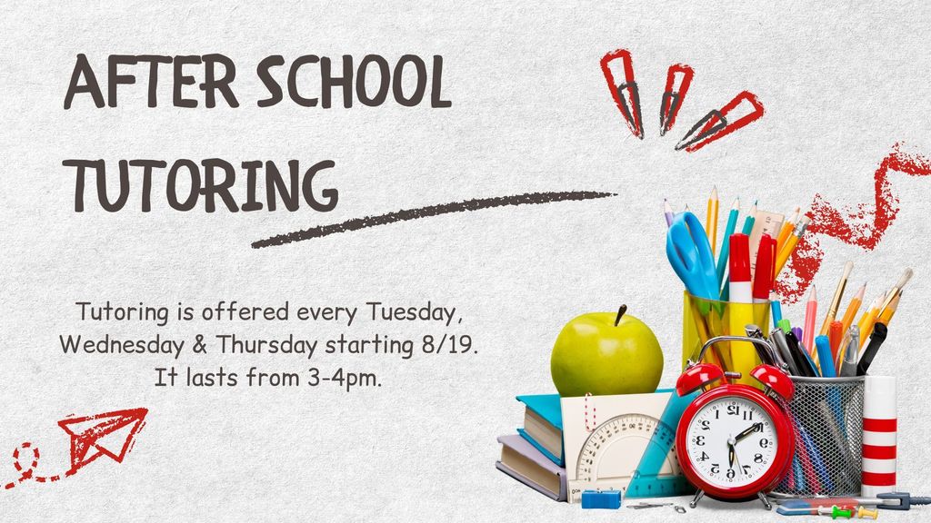 after school tutoring flyer