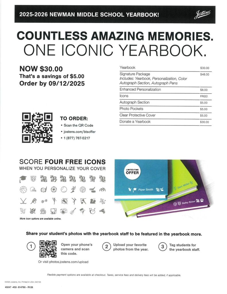 YEARBOOK ORDER PAGE