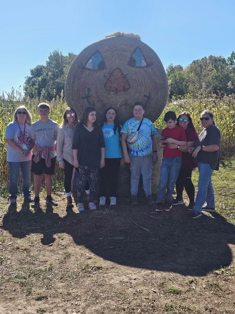 SPECIAL NEEDS CLASS VISITING THE PUMPKIN PATCH