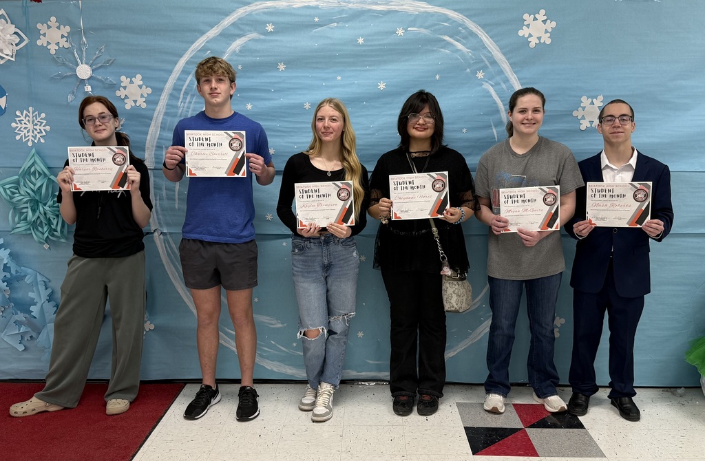 January Students of the Month