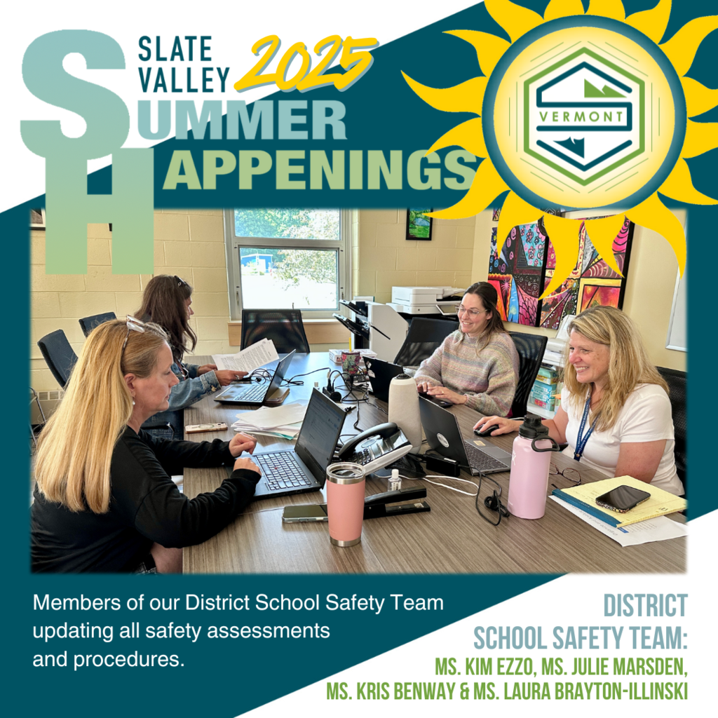 District School Safety Team meet to update and review safety assessments and procedures