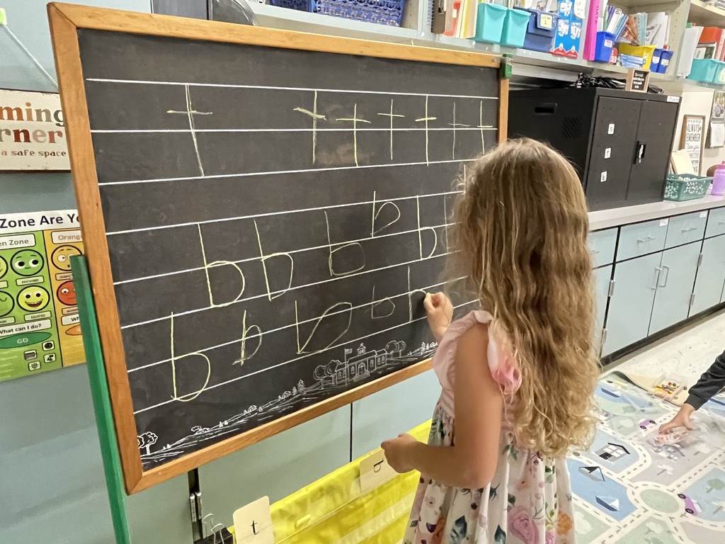 Letter  formation in Kindergarten