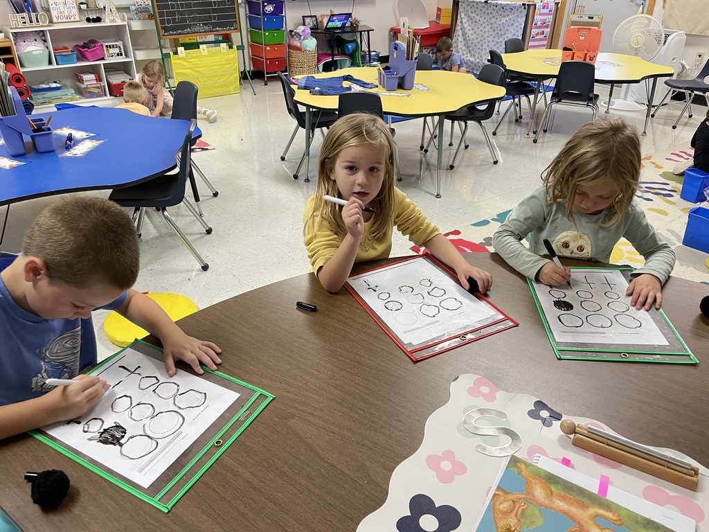 Letter  formation in Kindergarten