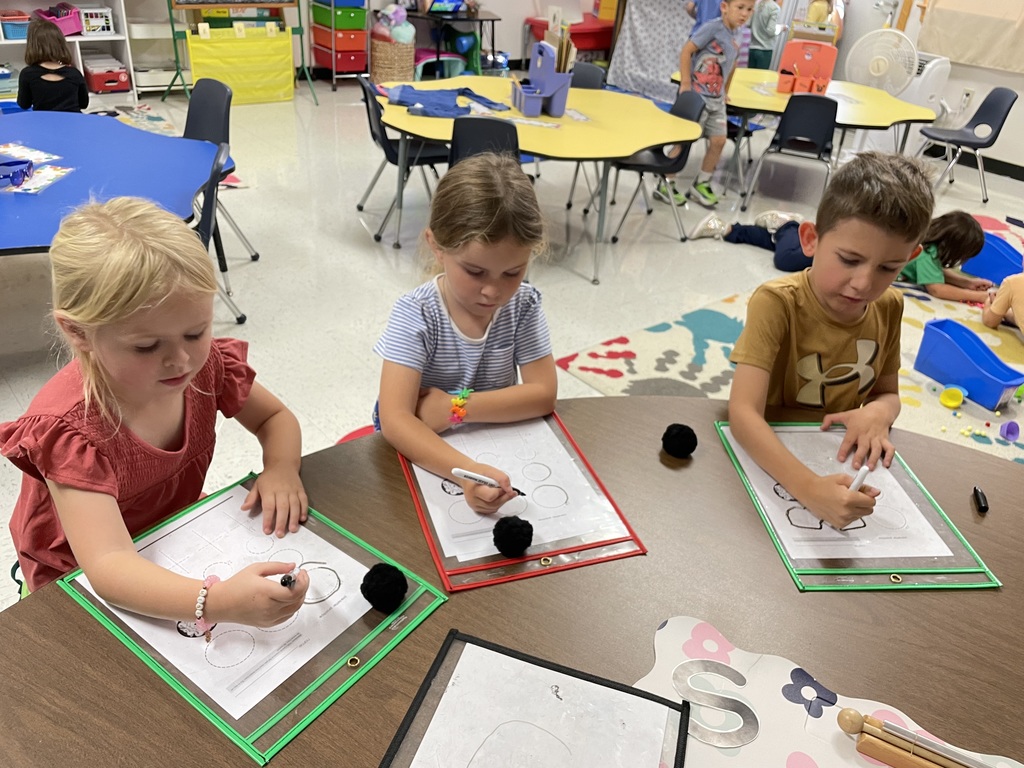Letter  formation in Kindergarten