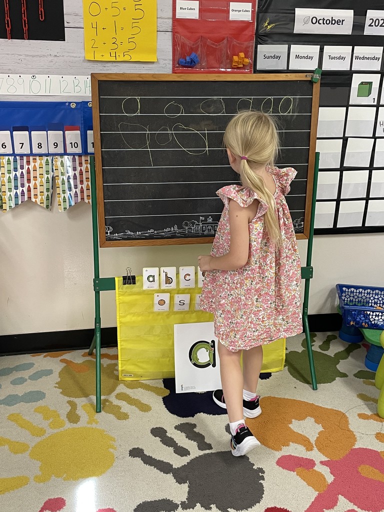 Kindergarten was introduced to our next two zoo phonics friends: A-Allie alligator and G-Gordo gorilla 