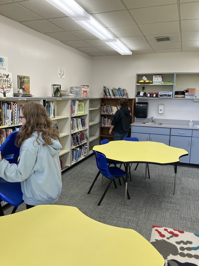 The BVS Junior Library Assistants are hard at work!