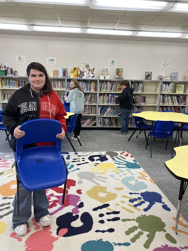 The BVS Junior Library Assistants are hard at work!