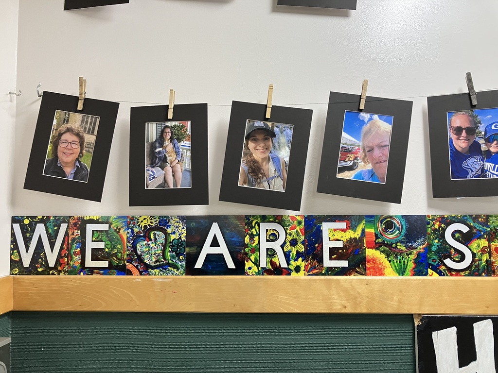 We are Slate Valley! Hand-painted tiles by SVUVT staff at the opening-in-service!