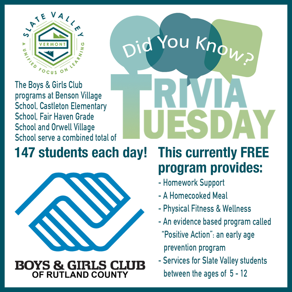 Trivia Tuesday: Boys & Girls Club