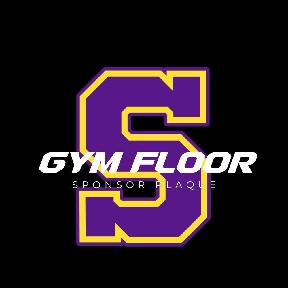Gym Floor Sponsor Plaque