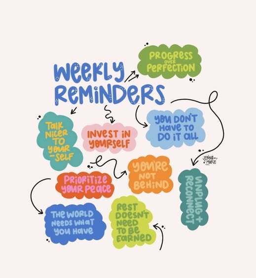 weekly reminders: you are awesome!