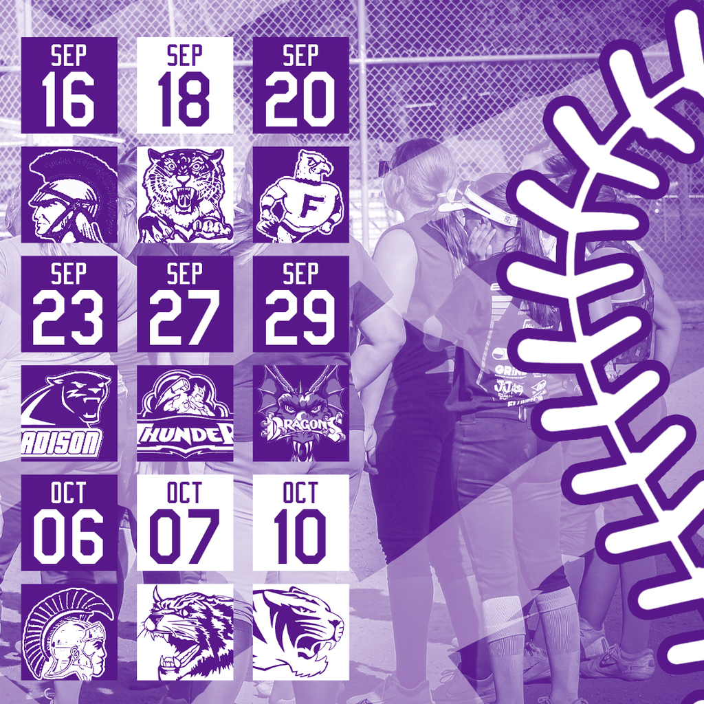 'Cats Softball begins TOMORROW September 2nd, versus Glasgow!!