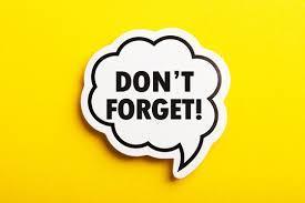 Don't Forget