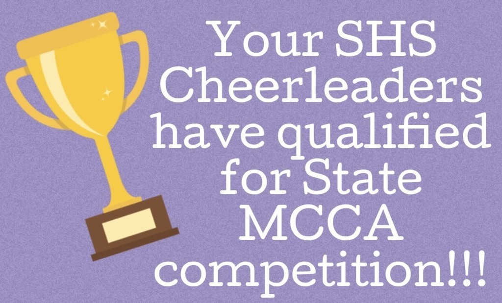 SHS Cheerleaders are going to MCCA State Competition!
